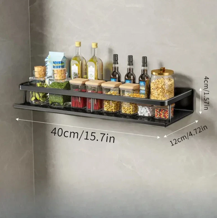 Modern Grey Kitchen Shelf
