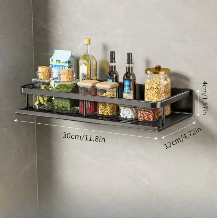 Modern Grey Kitchen Shelf