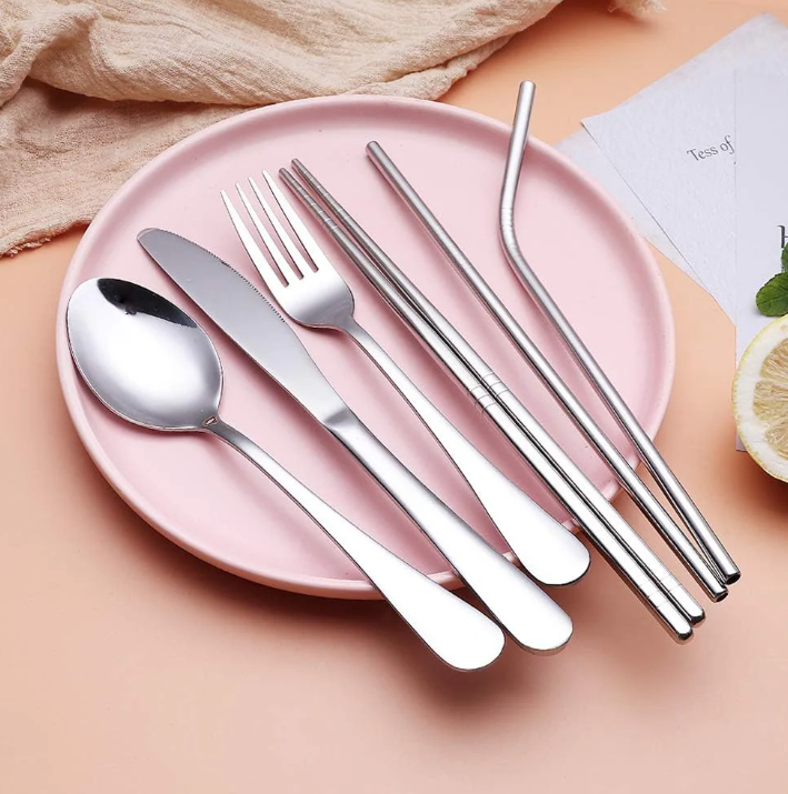 Portable Stainless Steel Cutlery Set