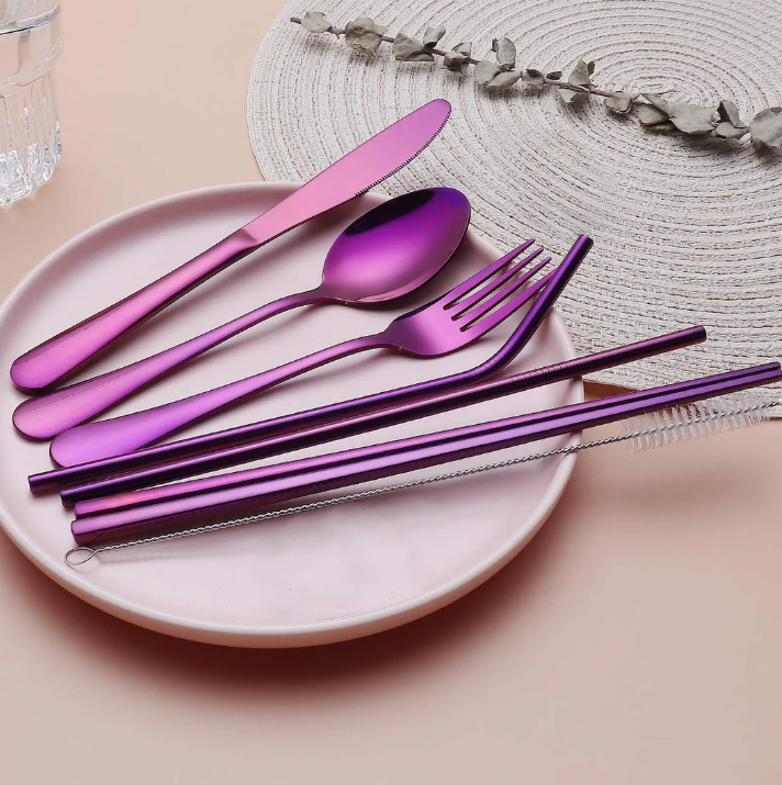 Portable Stainless Steel Cutlery Set