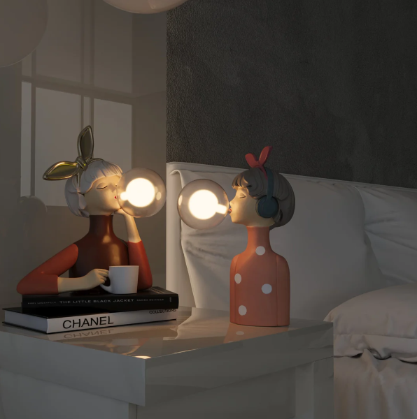 Whimsical Bubble Gum Light Sculpture