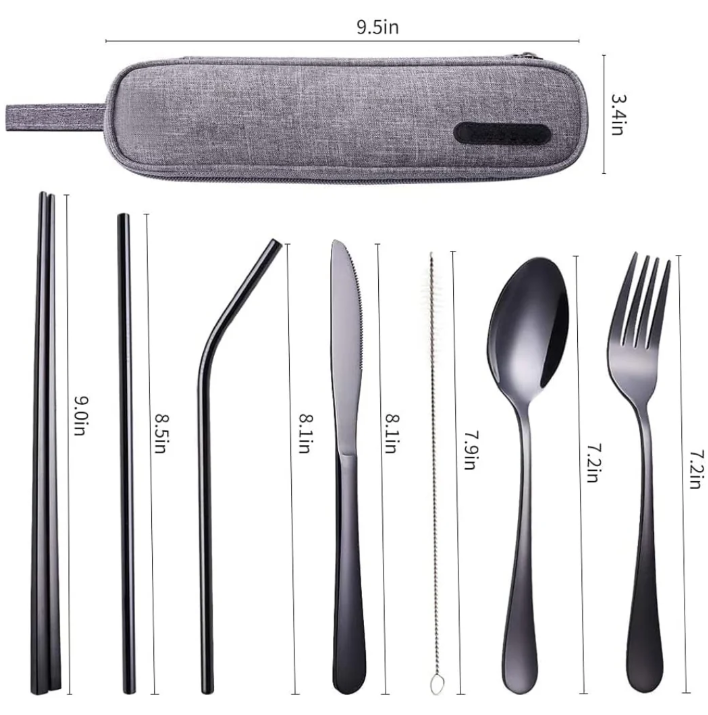 Portable Stainless Steel Cutlery Set