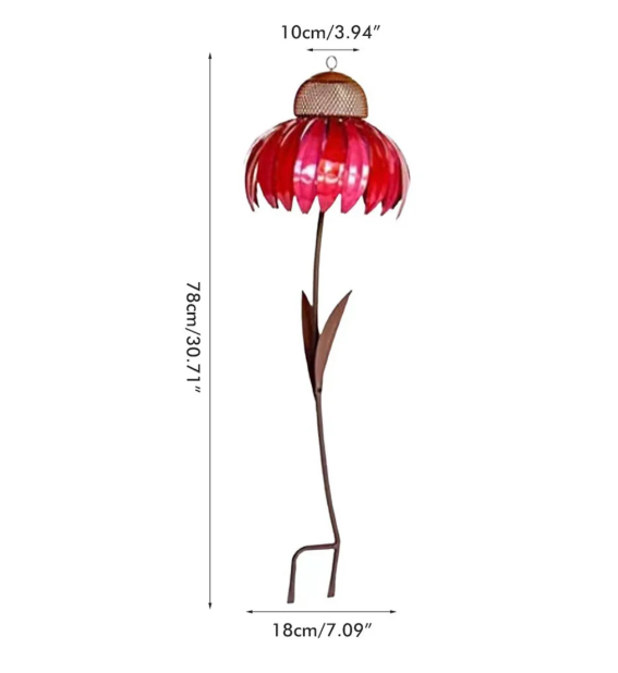 Blooming Flower Bird Feeder Station