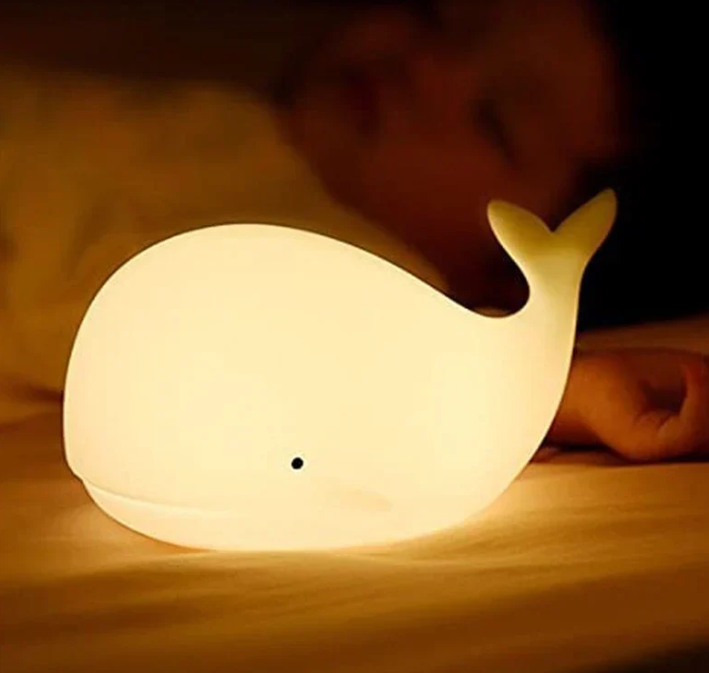 Enchanting Color-Changing Whale Lamp