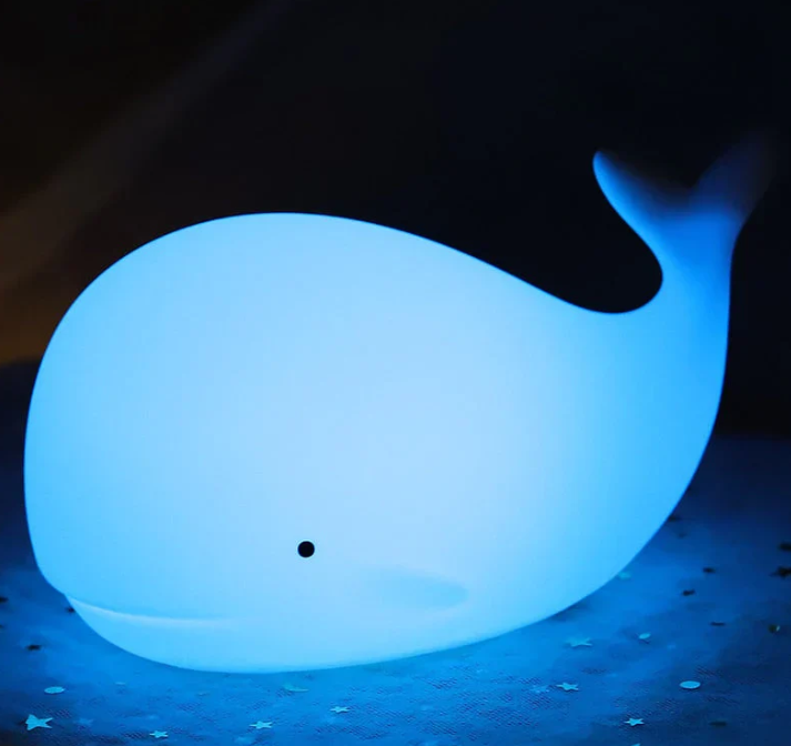 Enchanting Color-Changing Whale Lamp