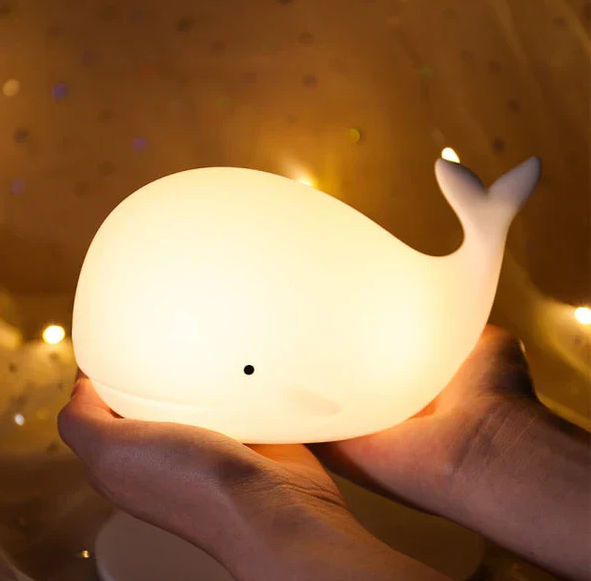 Enchanting Color-Changing Whale Lamp