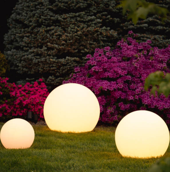 Luminous Sphere Outdoor Lamp