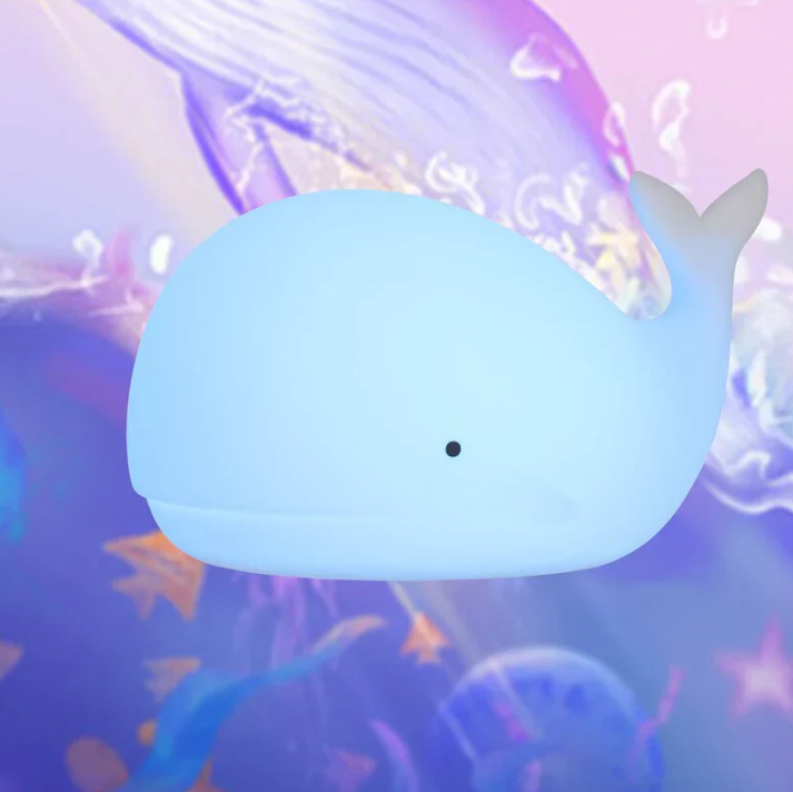 Enchanting Color-Changing Whale Lamp