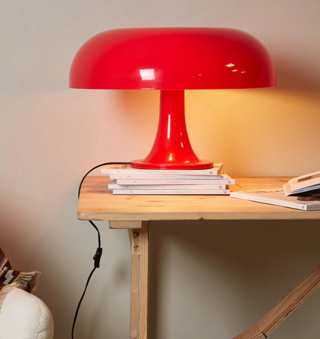 Contemporary LED Mushroom Table Lamp – Stylish Accent For Bedroom & Living Room
