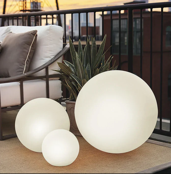 Luminous Sphere Outdoor Lamp