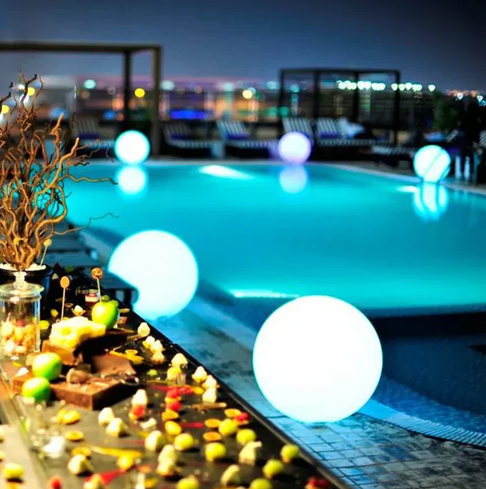 Luminous Sphere Outdoor Lamp
