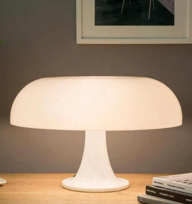Contemporary LED Mushroom Table Lamp – Stylish Accent For Bedroom & Living Room