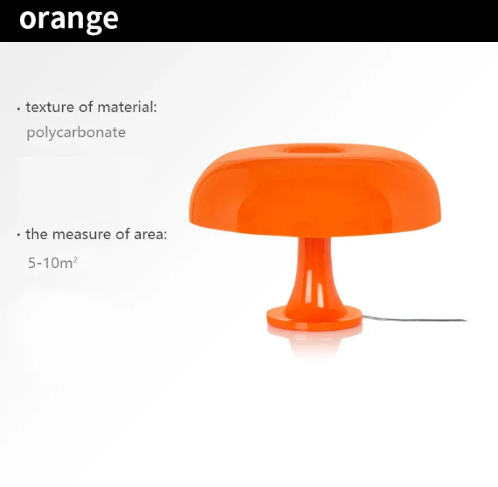 Contemporary LED Mushroom Table Lamp – Stylish Accent For Bedroom & Living Room