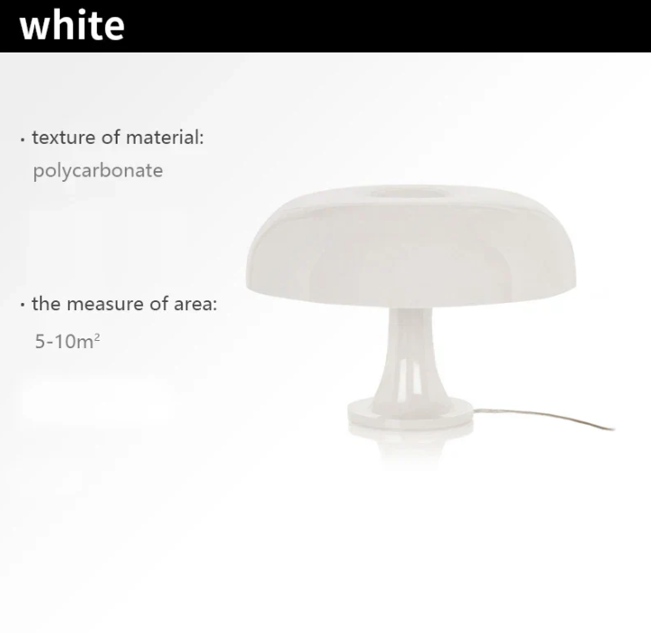 Contemporary LED Mushroom Table Lamp – Stylish Accent For Bedroom & Living Room