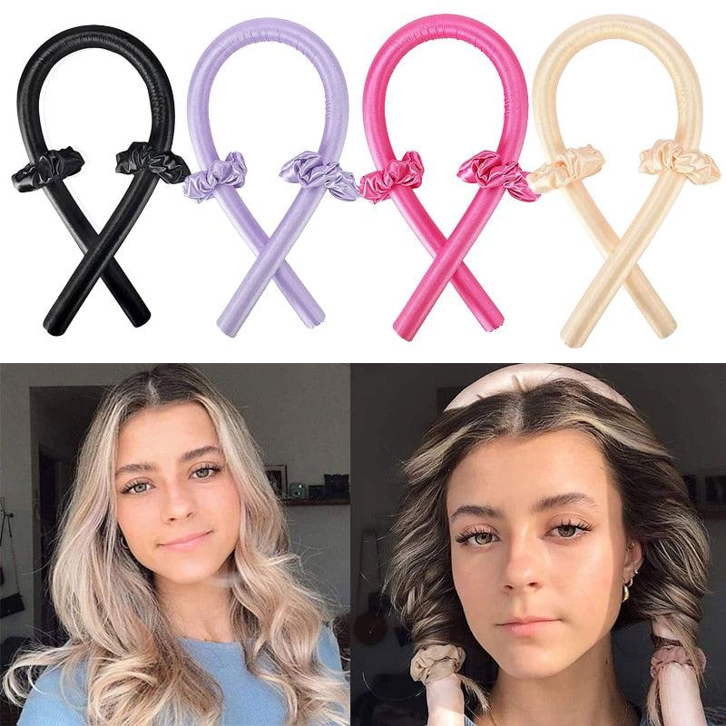 Heatless Curling Rod | Effortless Curls Without Damage