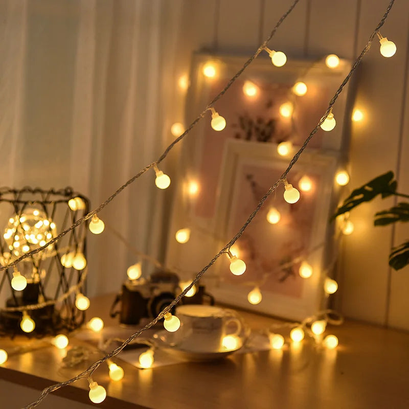 Solar-Powered LED Fairy Lights For Outdoor Decoration – Brighten Your Garden Or Patio