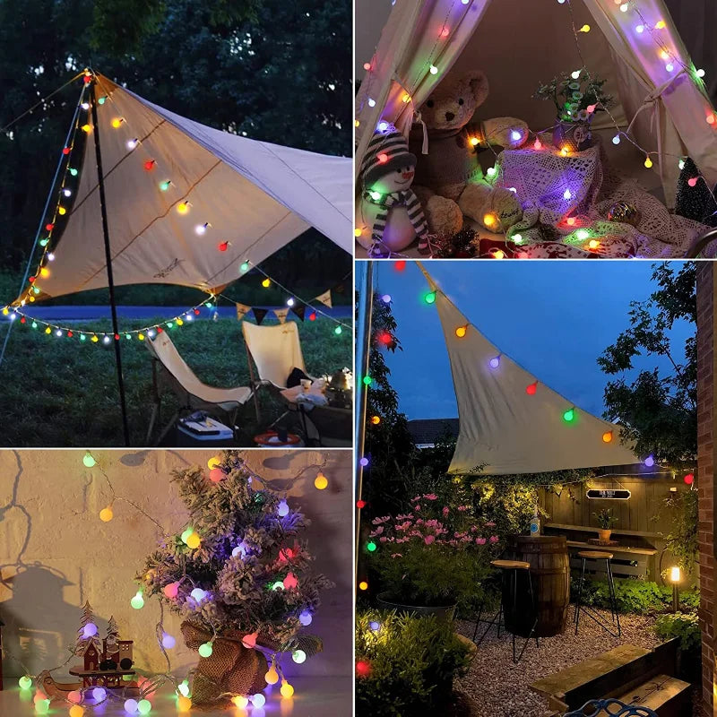 Solar-Powered LED Fairy Lights For Outdoor Decoration – Brighten Your Garden Or Patio