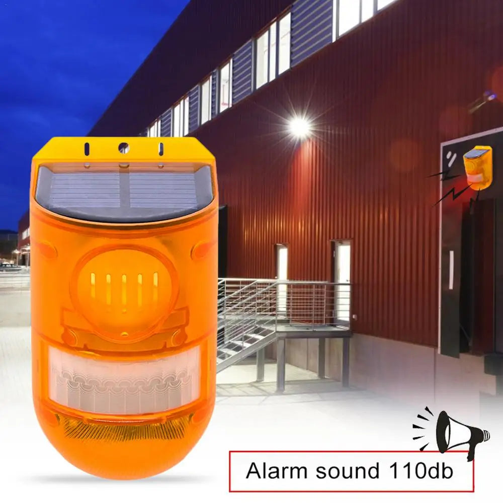 Solar-Powered Animal Repellent with Alarm - Effective Outdoor Animal Control