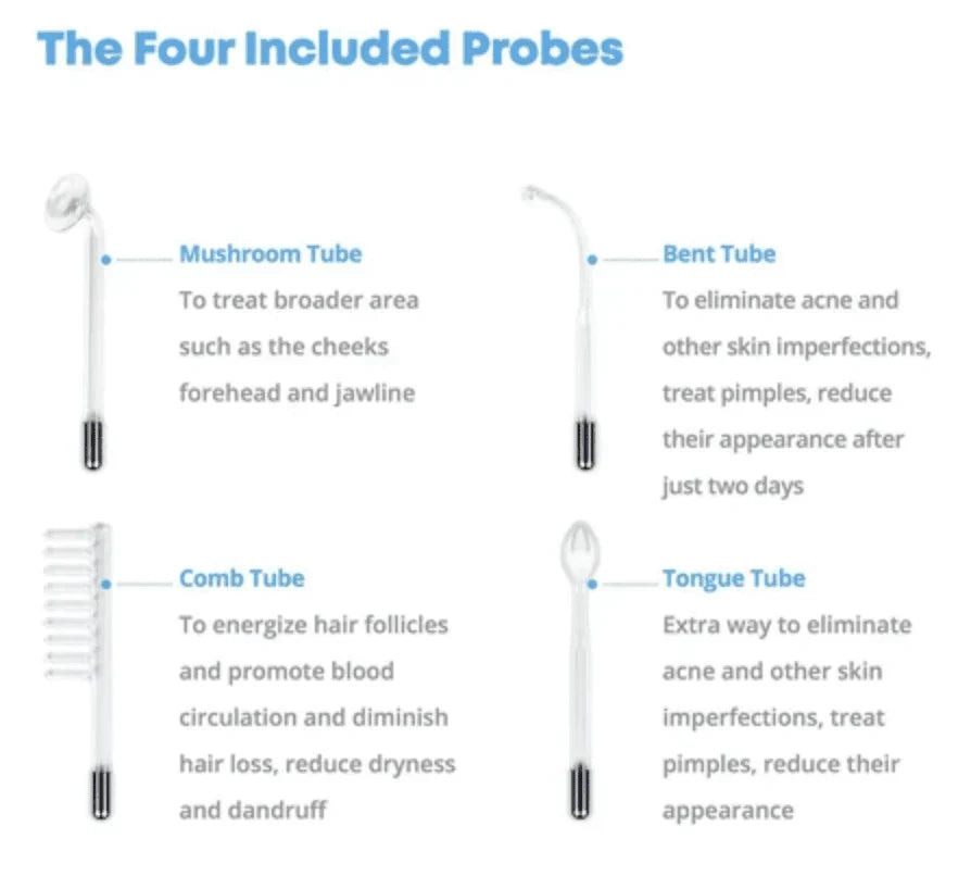 High-Frequency Facial Therapy Wand