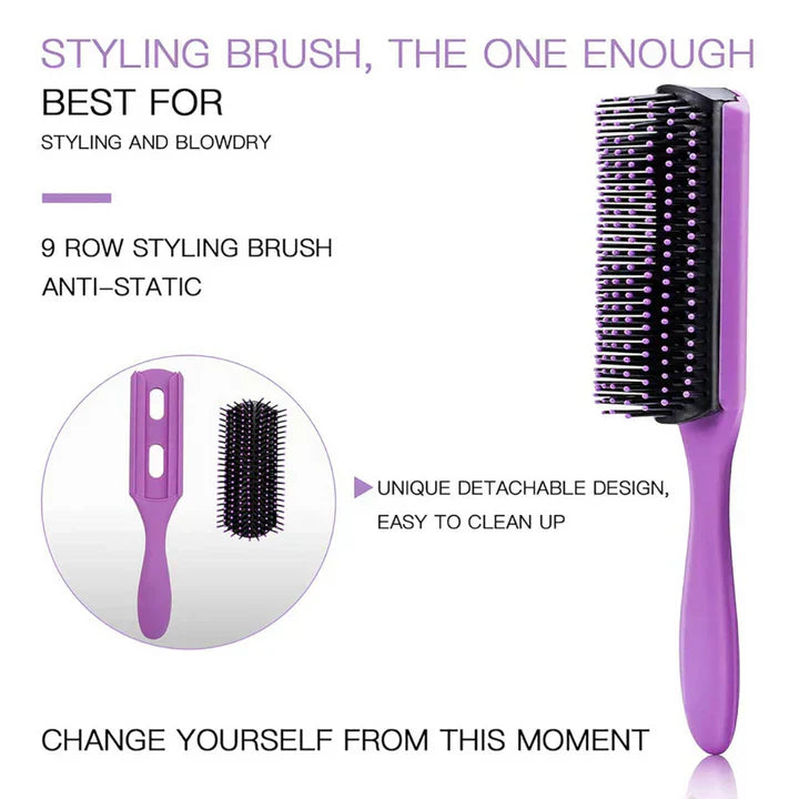 4-Piece Hair Detangler Brush Set