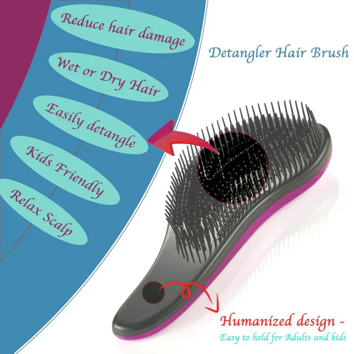 Premium Detangling Brush Duo – 2-Piece Value Set