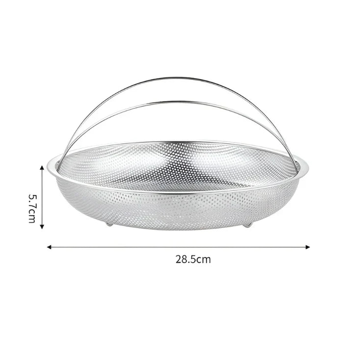 Foldable Stainless Steel Steamer Basket Colander