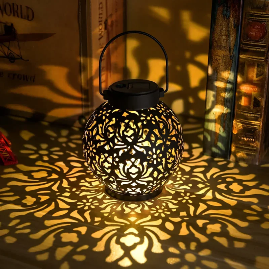 Solar-Powered Waterproof LED Hanging Light For Outdoor & Garden Decor