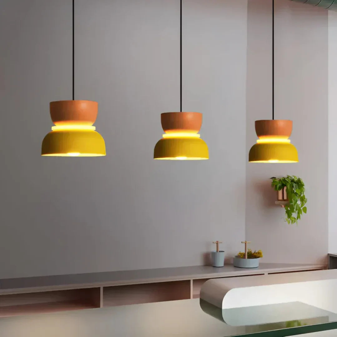 Colorful Macaron-Inspired LED Pendant Light