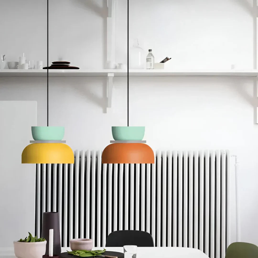 Colorful Macaron-Inspired LED Pendant Light