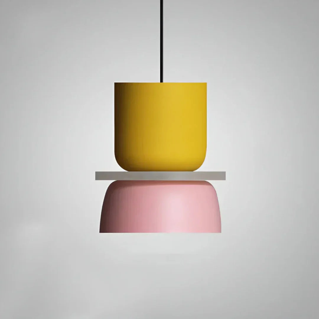 Colorful Macaron-Inspired LED Pendant Light