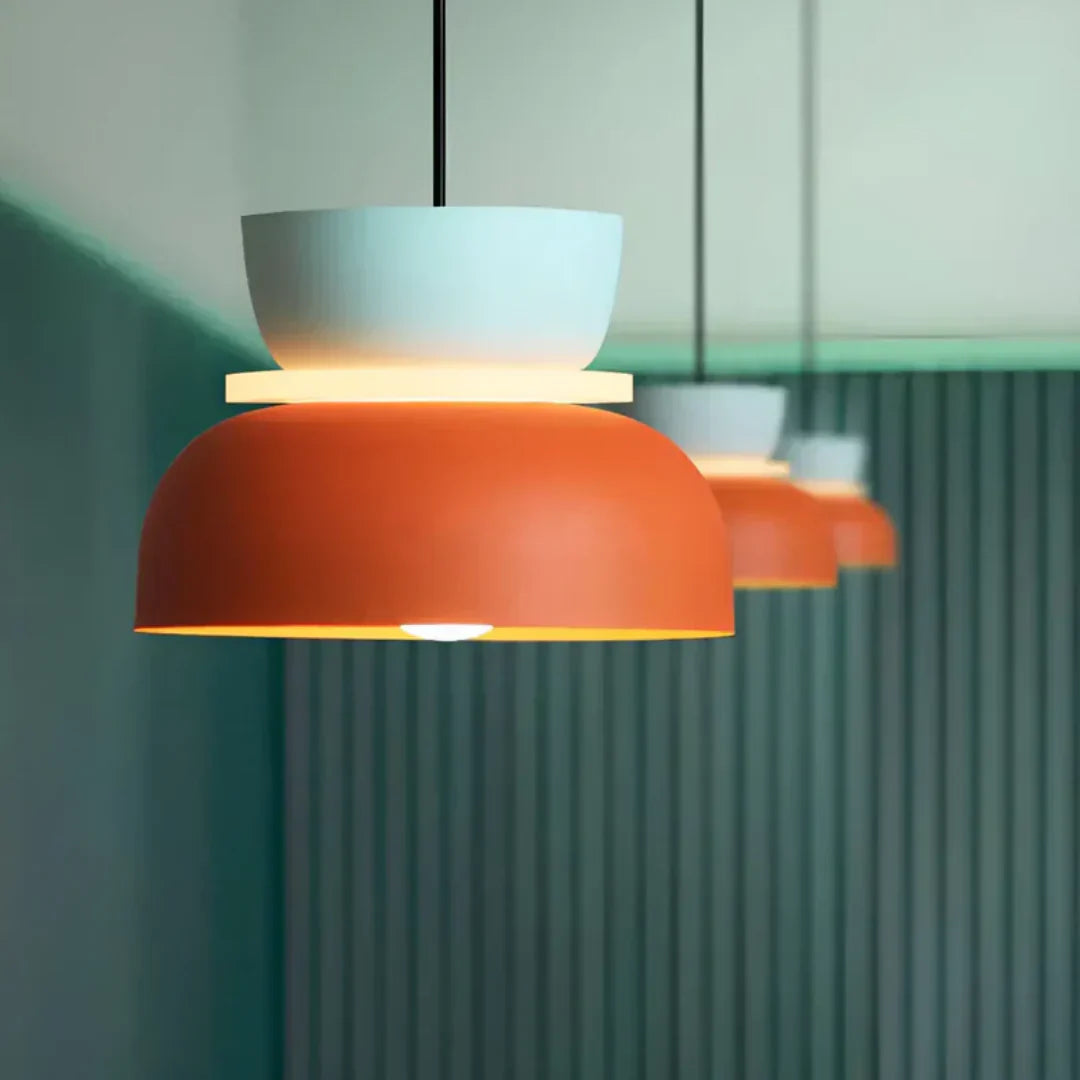 Colorful Macaron-Inspired LED Pendant Light
