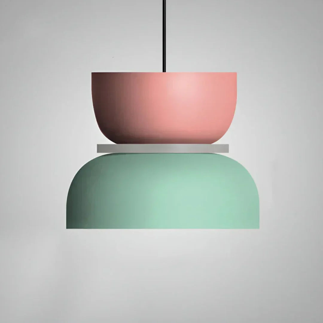 Colorful Macaron-Inspired LED Pendant Light