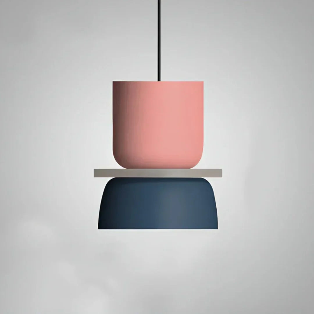 Colorful Macaron-Inspired LED Pendant Light