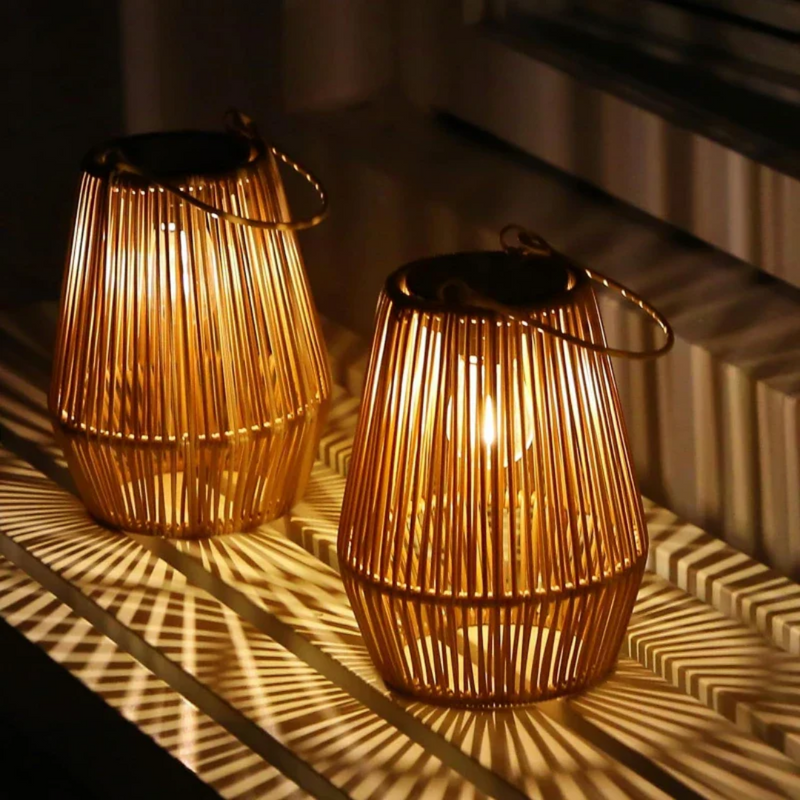 Handcrafted Weatherproof Solar Garden Lamp
