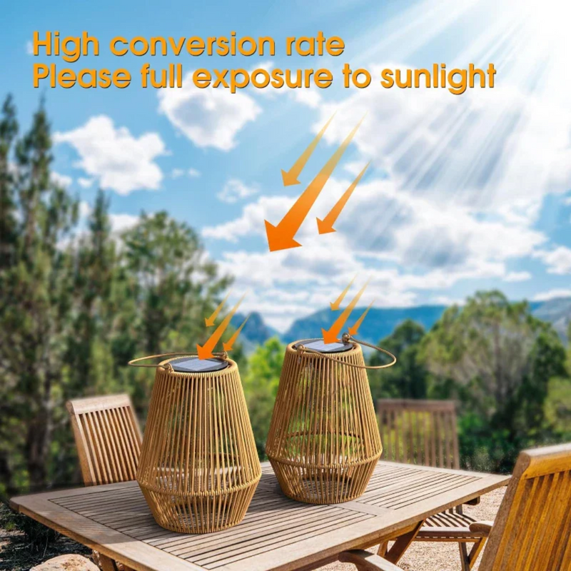 Handcrafted Weatherproof Solar Garden Lamp