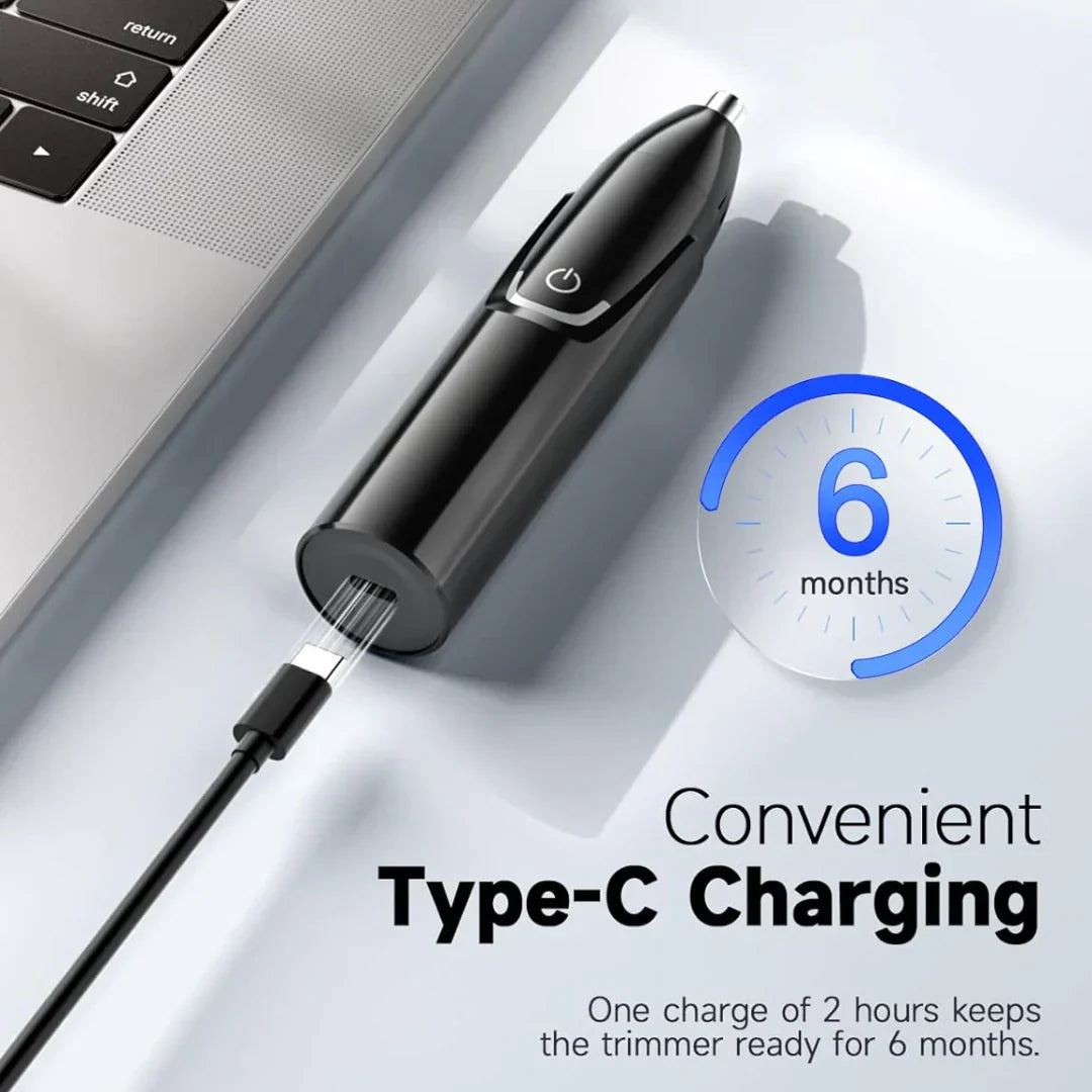 Rechargeable Nose & Ear Hair Trimmer | SmoothTrim Pro