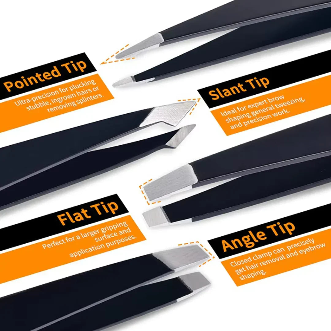 Ultimate 6-Piece Precision Tweezers Set