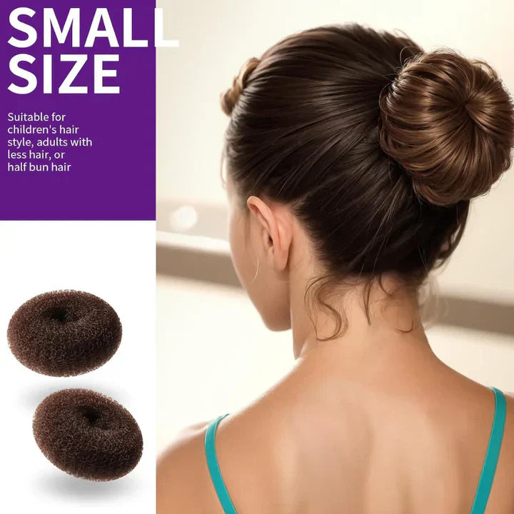 Volumizing Hair Donut Bun Maker – Set Of 7 With Accessories
