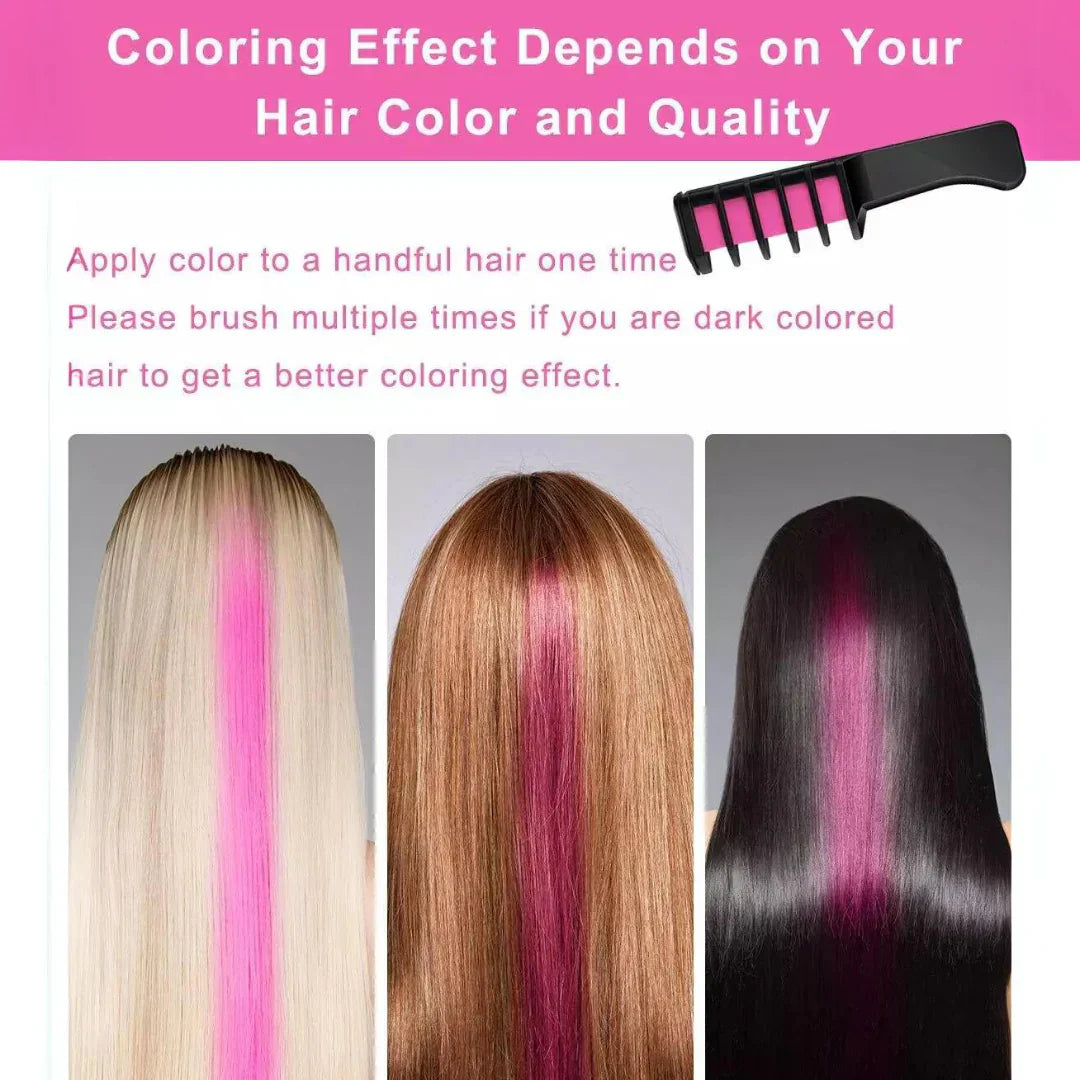 Temporary Hair Chalk Stick | Vibrant & Washable Hair Colors