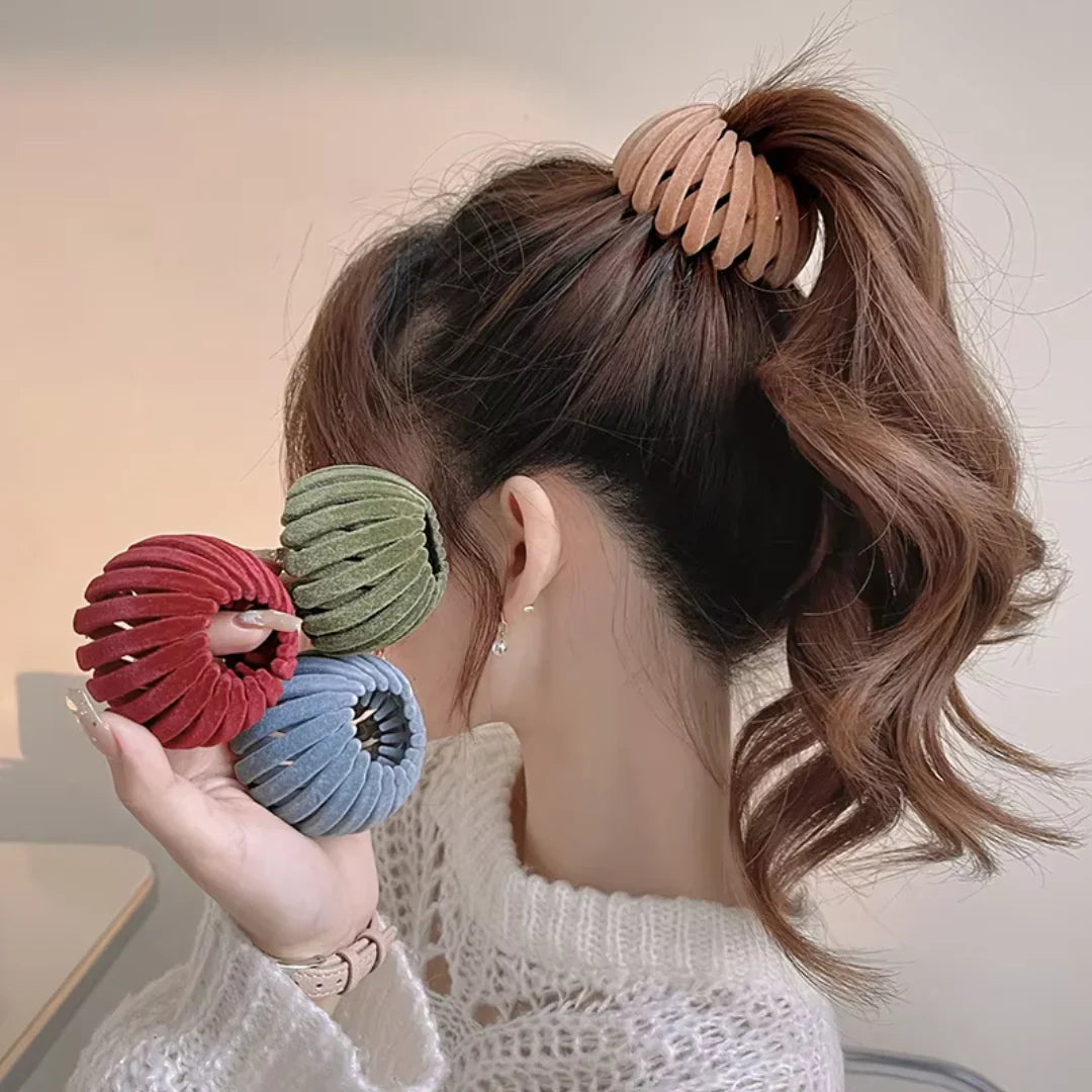 Chic Velvet Hair Clips – Set of 3