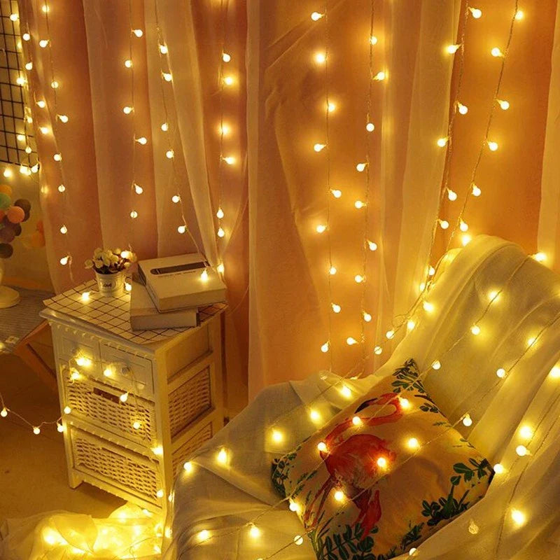 Solar-Powered LED Fairy Lights For Outdoor Decoration – Brighten Your Garden Or Patio