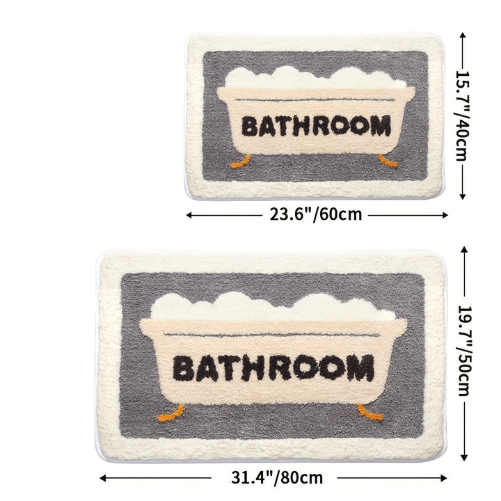 Soft Non-Slip Bath Mat – High Absorbency And Quick-Drying For Bathrooms