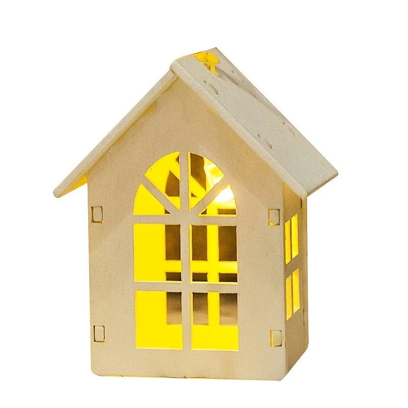 LED String Lights with Tiny House Decorations – Indoor Holiday Fairy Lighting