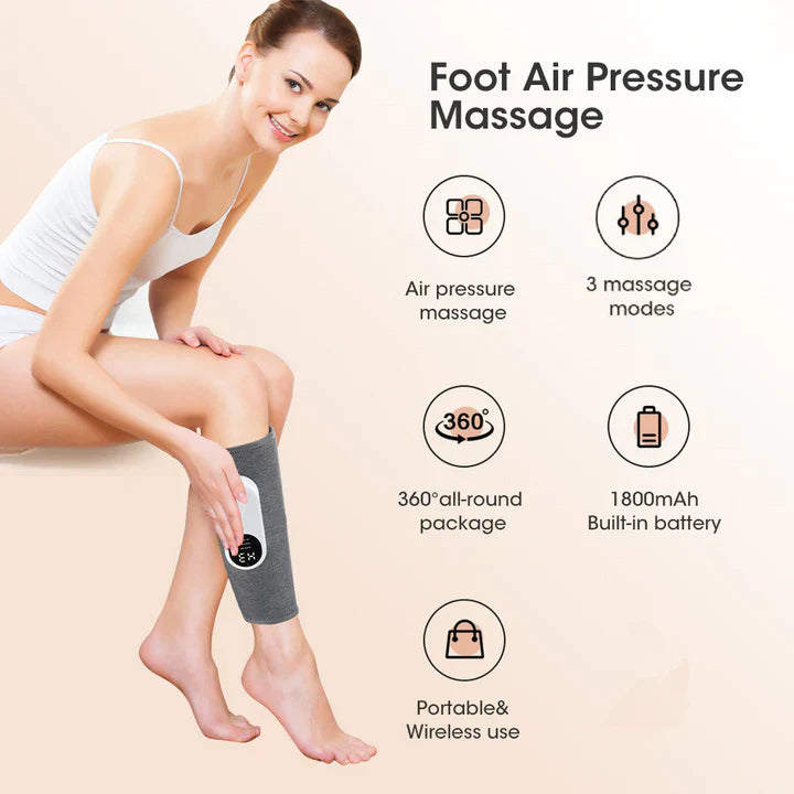 Electric Leg Massager - Air Compression with 3 Adjustable Massage Modes