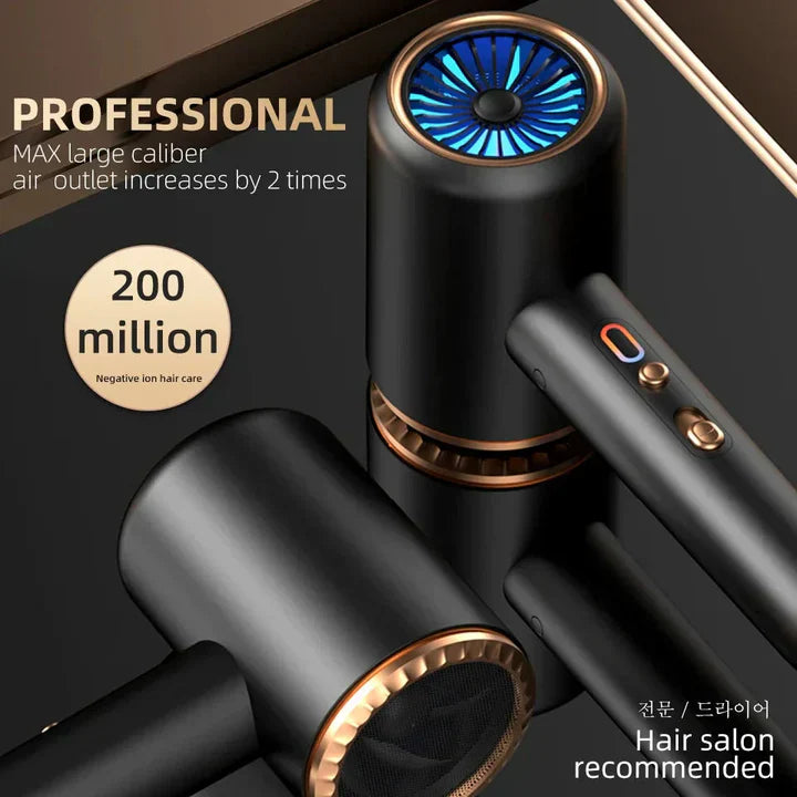 Professional 2400W Ionic Hair Dryer With Hot & Cold Air Function