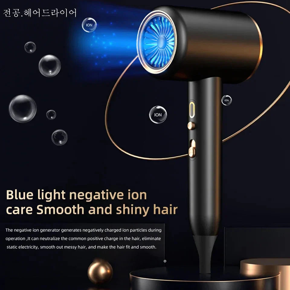 Professional 2400W Ionic Hair Dryer With Hot & Cold Air Function
