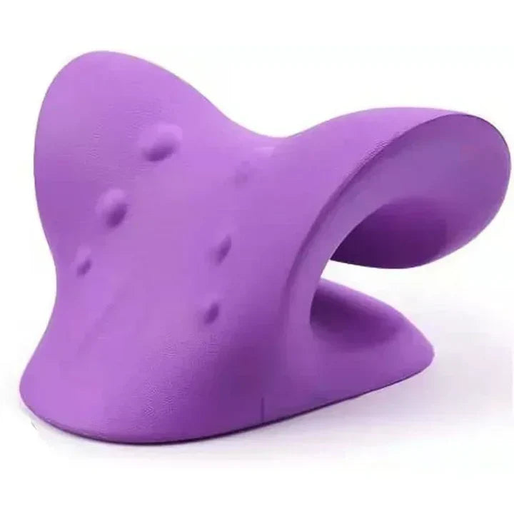 Neck and Shoulder Relief Stretcher – Cervical Traction Pillow for Spinal Alignment and Massage