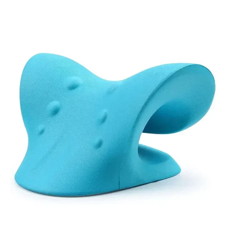 Neck and Shoulder Relief Stretcher – Cervical Traction Pillow for Spinal Alignment and Massage