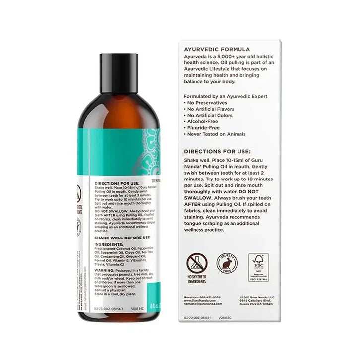 CocoMint Oral Health Oil - 7 Essential Oils & Vitamins for Freshness and Care