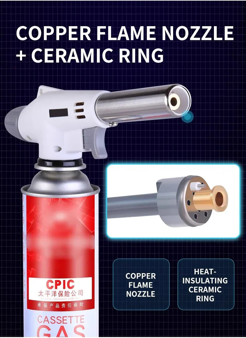 Portable Butane Torch Lighter – Ideal for BBQ, Camping & Kitchen Use